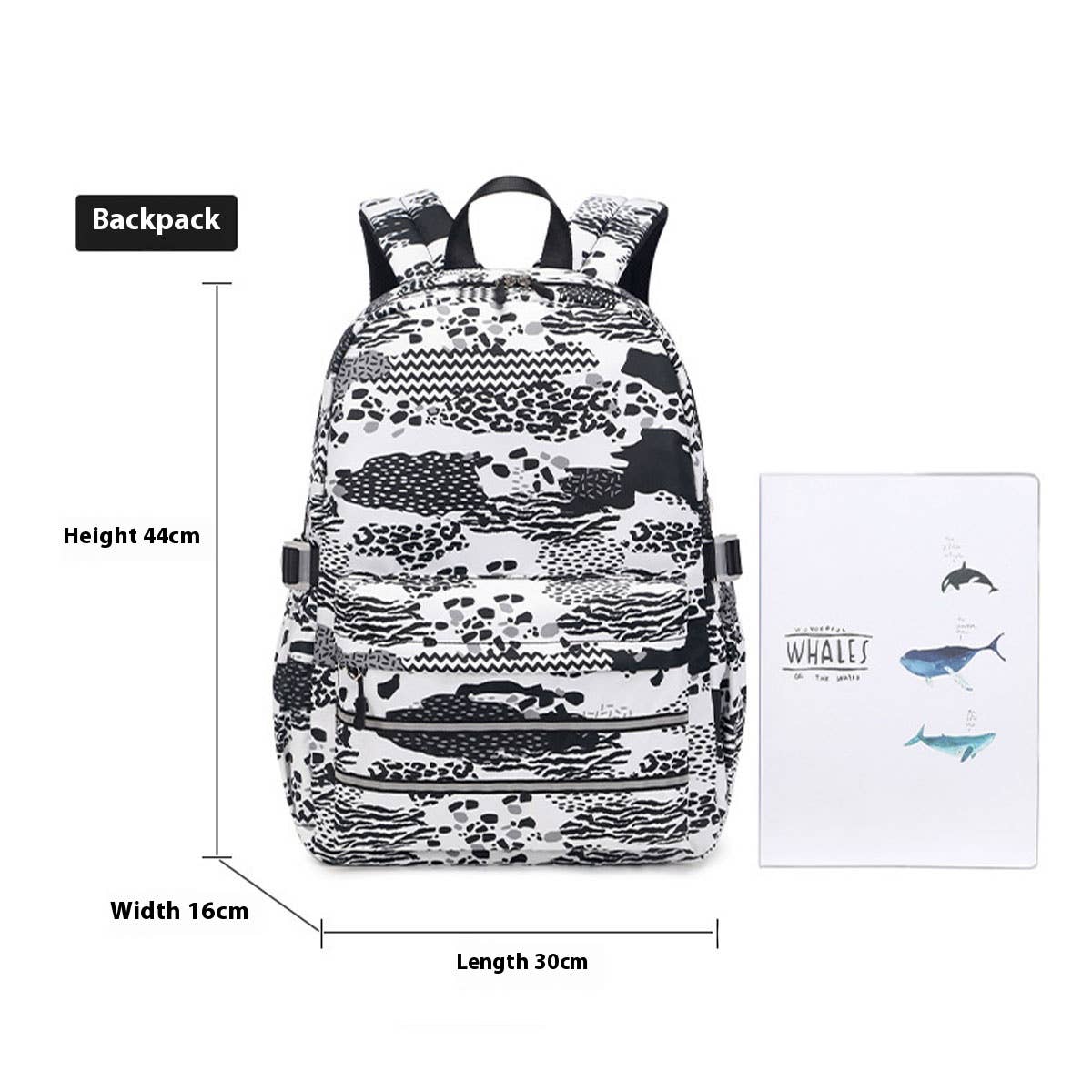BACKPACKS FOR SCHOOL LARGE CAPACITY 3 PIECE SET_CWAB5506