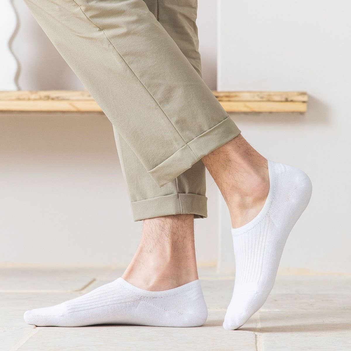 ALL MATCH SOLID COLOR SILICONE BOAT SOCKS FOR MEN_CWMS2033