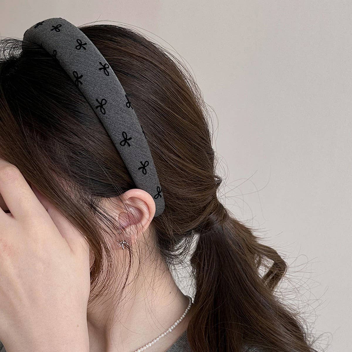 HEADBAND HIGH TOP ELEGANT HAIRPIN HEADDRESS_CWAHA3964