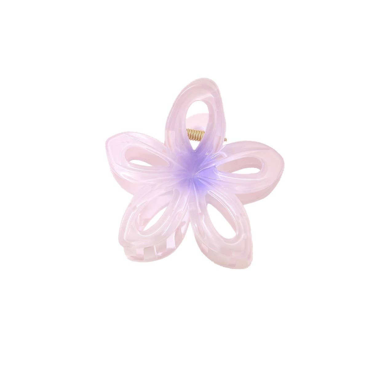HOLLOW GRADIENT FLOWER HAIR CLAW CLIPS SUMMER CLIP_CWMM5003
