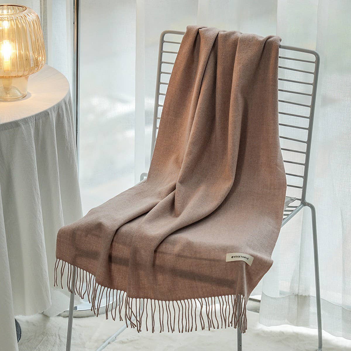 Winter Soft Macaron Scarf Shawl Wrap For Women_Cwasc1501