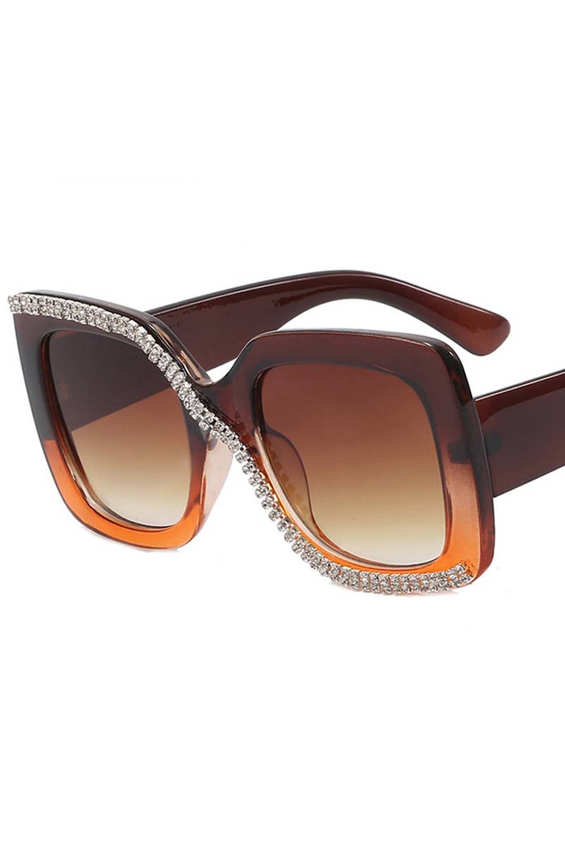 S SHAPED DIAMOND SUNGLASSES_CWASG0128