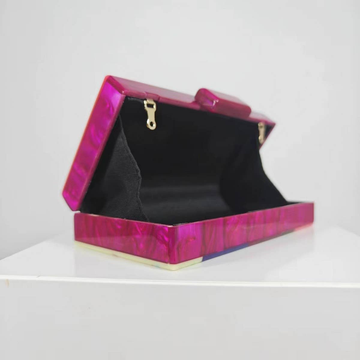 Marble Acrylic Pearl Clutch Stylish Crossbody Bag_Cwab5961