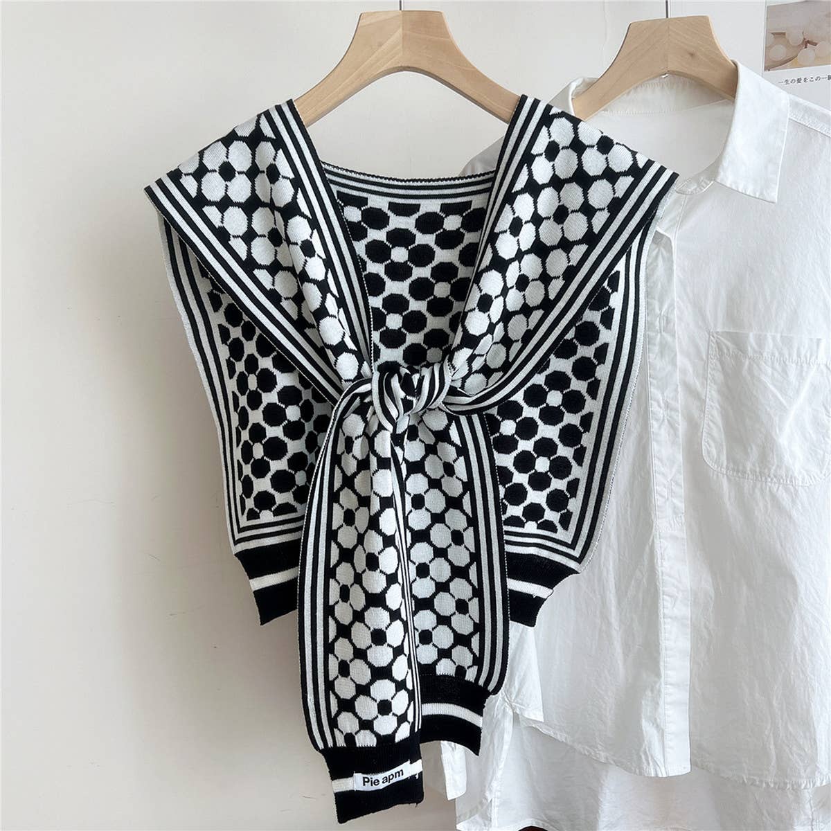 FLORAL KNIT SHAWL LIGHT CARDIGAN SCARF FOR WOMEN_CWASC0847