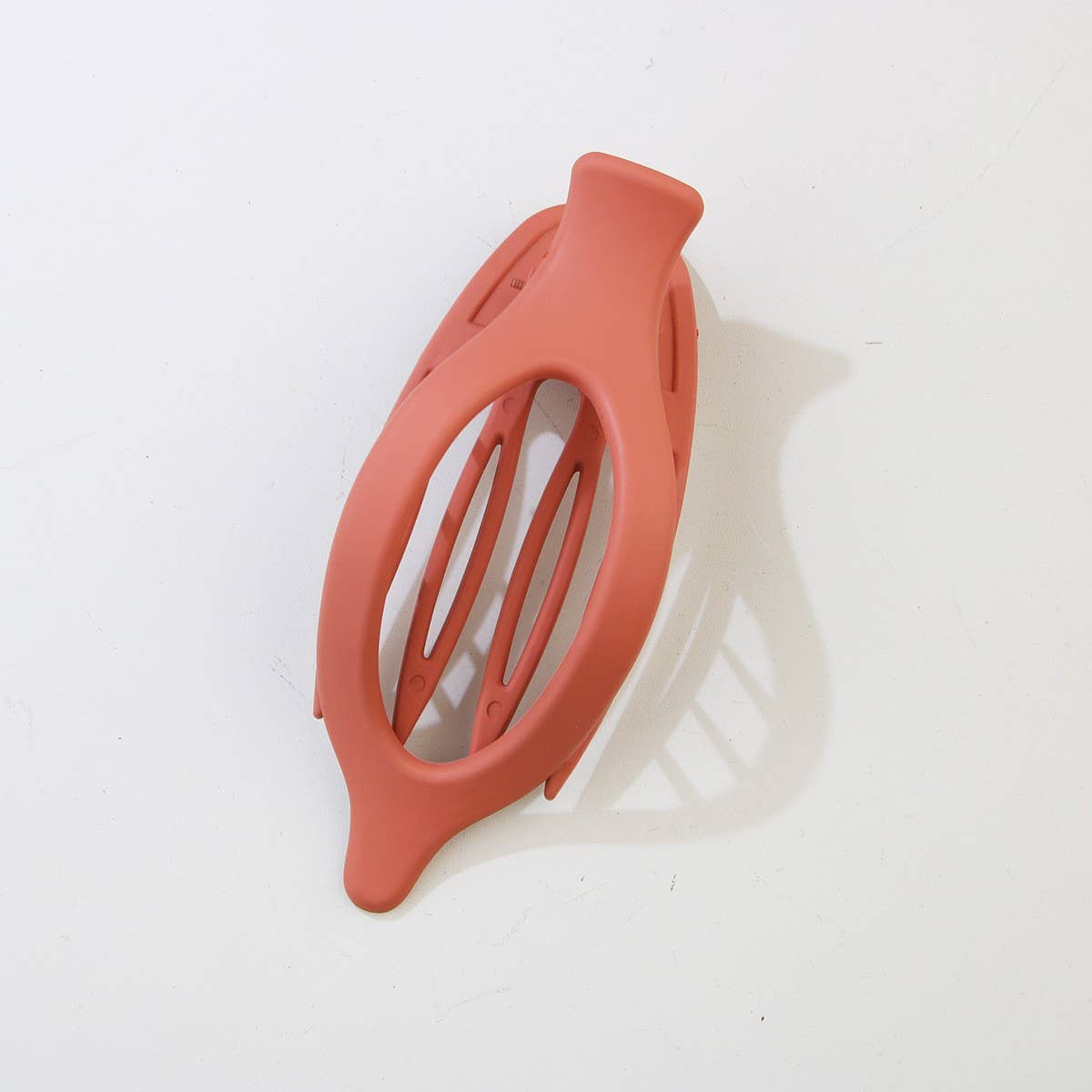 Glossy Matte Oval Hair Clip-Large Duckbill Style_Cwaha07479