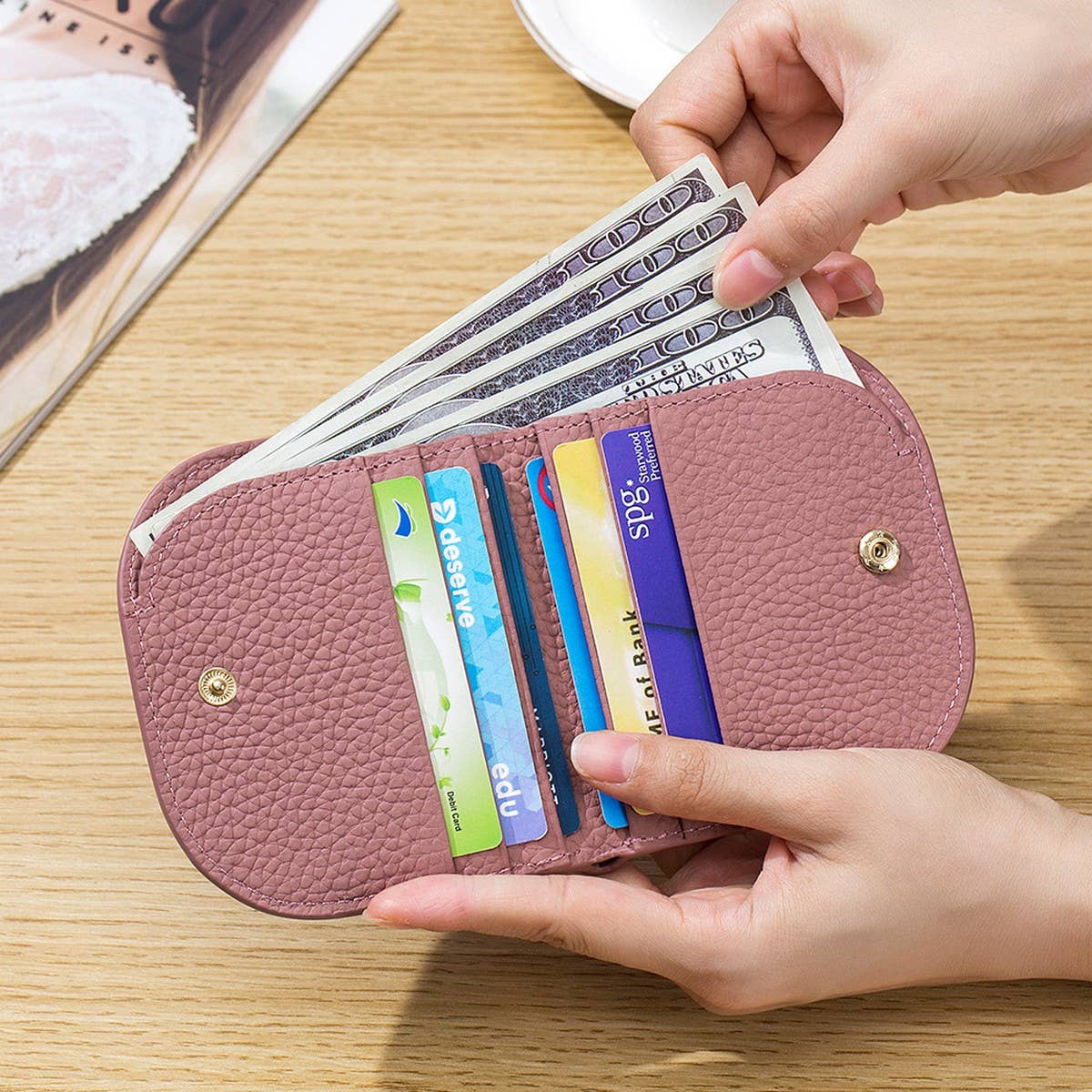 Ultra-Thin Short Multifunctional Leather Wallet_Cwab3776