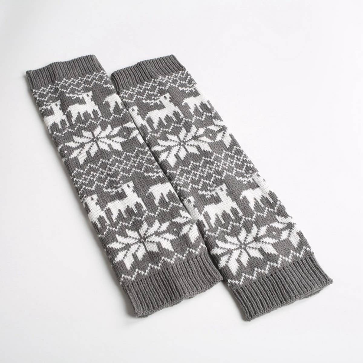 CHRISTMAS WINTER WARM LEGGINGS ELK PILE SOCKS_CWMS0762