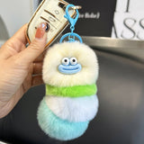 Ugly And Cute Caterpillar Bag Pendant Car Keychain_Cwmm2481