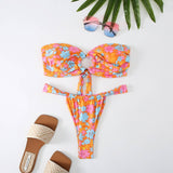 SWIMWEAR WOMEN FLORAL PRINT BIKINI FOR SUMMER_CWMW0195