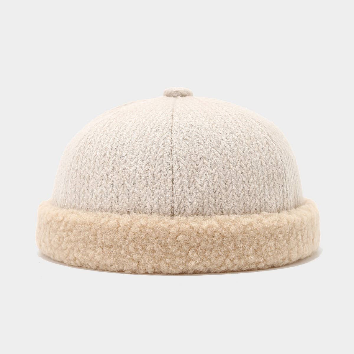 Retro Patchwork Newsboy Cap Thick Winter Hat_Cwah04782