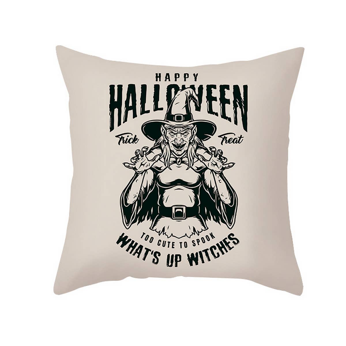 SKULL FUNNY SHORT PLUSH PILLOWCASE_CWMM1355