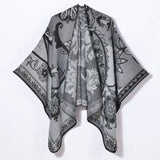 Vintage Cashew Pattern Cardigan Shawl_Cwasc0950