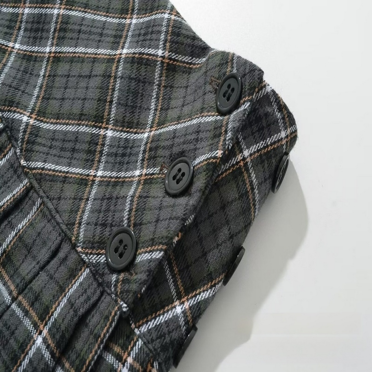 PLAID PLEATED SKIRT FOR WOMEN ADJUSTABLE WAIST_CWDSD8341