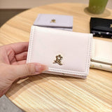 Trendy Printed Mini Trifold Wallet For Students_Cwab06229