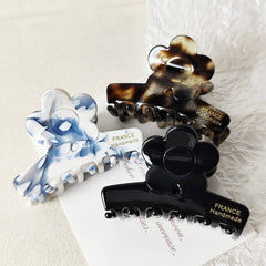 Elegant Acetate Flower Colorful Hair Clip_Cwaha07187