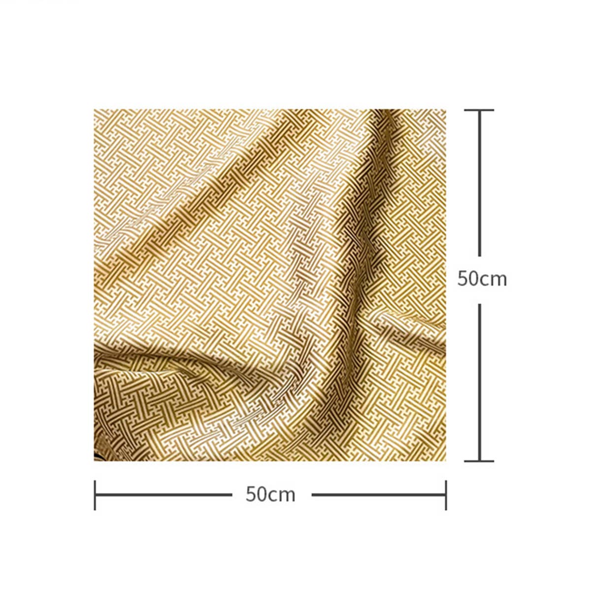 SILK SQUARE SCARF MAZE PRINT SUMMER WRAP_CWASC0611