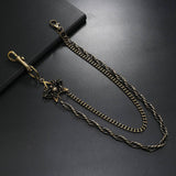 HIP HOP PUNK DOUBLE CHAIN PANTS CHAIN_CWMM4823