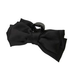 Cwaha07430_Large Bow Fabric Hair Claw Clip For Women