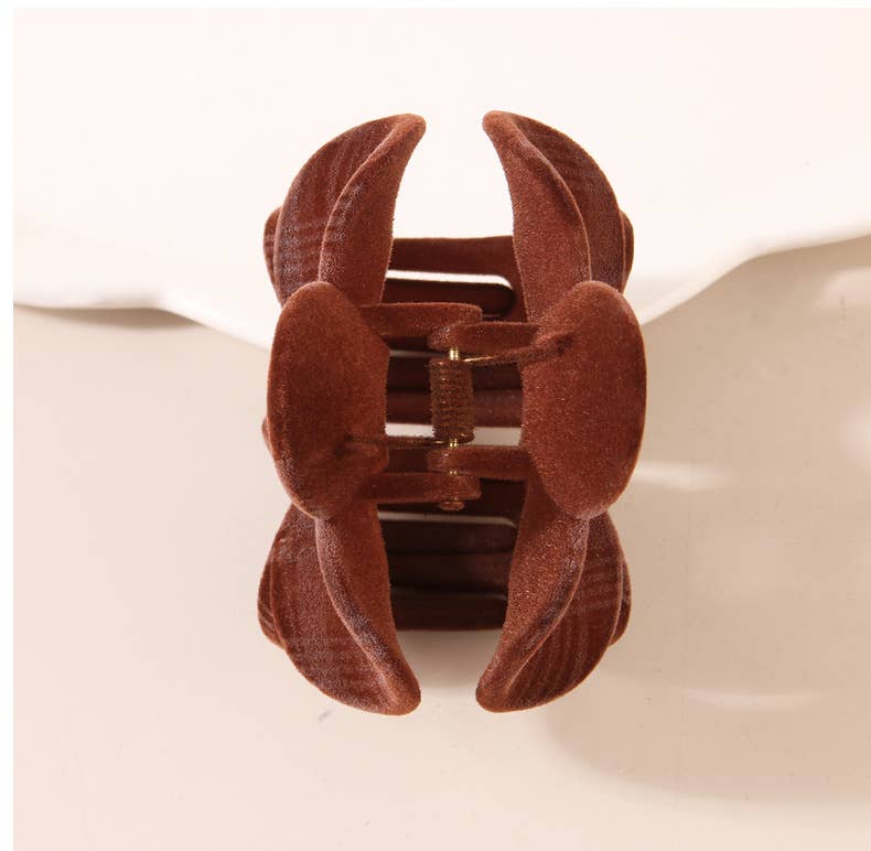 School Style Sub Flower Style Flock Clip