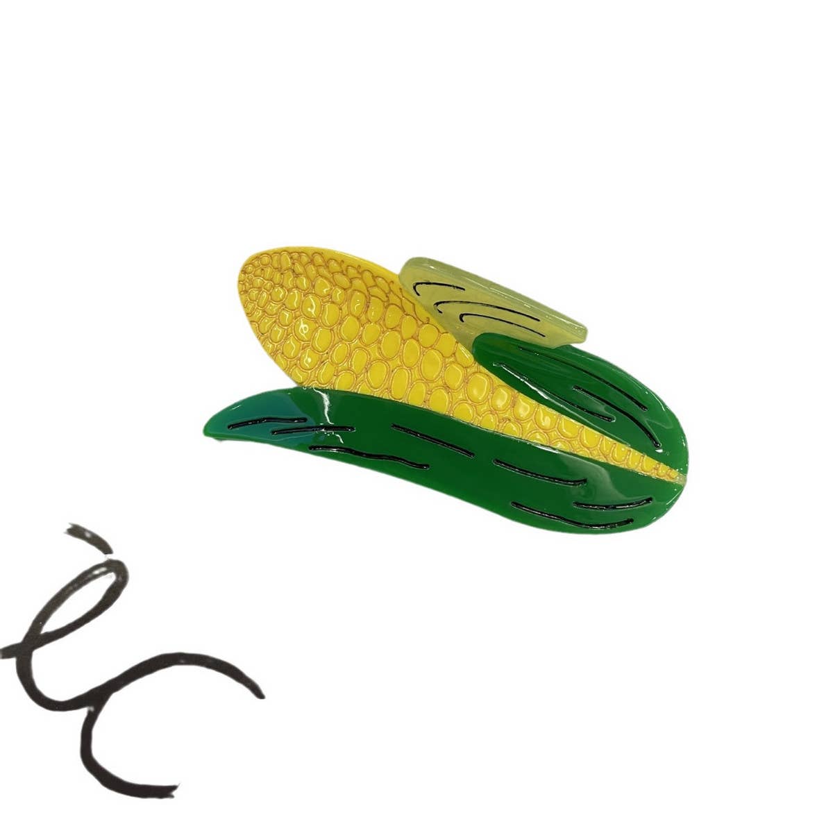 Fall Acetate Vegetable Hair Claw Clips_Cwaha0961