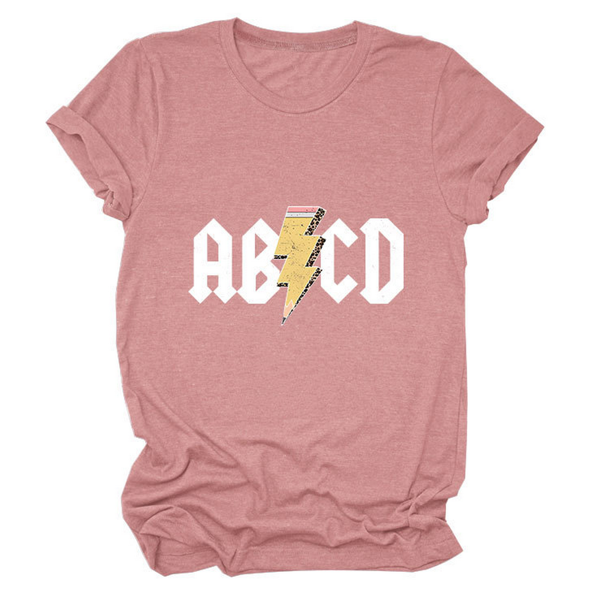 SUMMER NEW ARRIVAL PLUS SIZE TEE WITH LIGHTNING_CWTTS1476