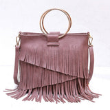 Cwab4544_Irregular Tassel Handbag Shoulder Bag