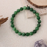 Natural Jadeite & Green Agate Bracelet_Cwmm11317