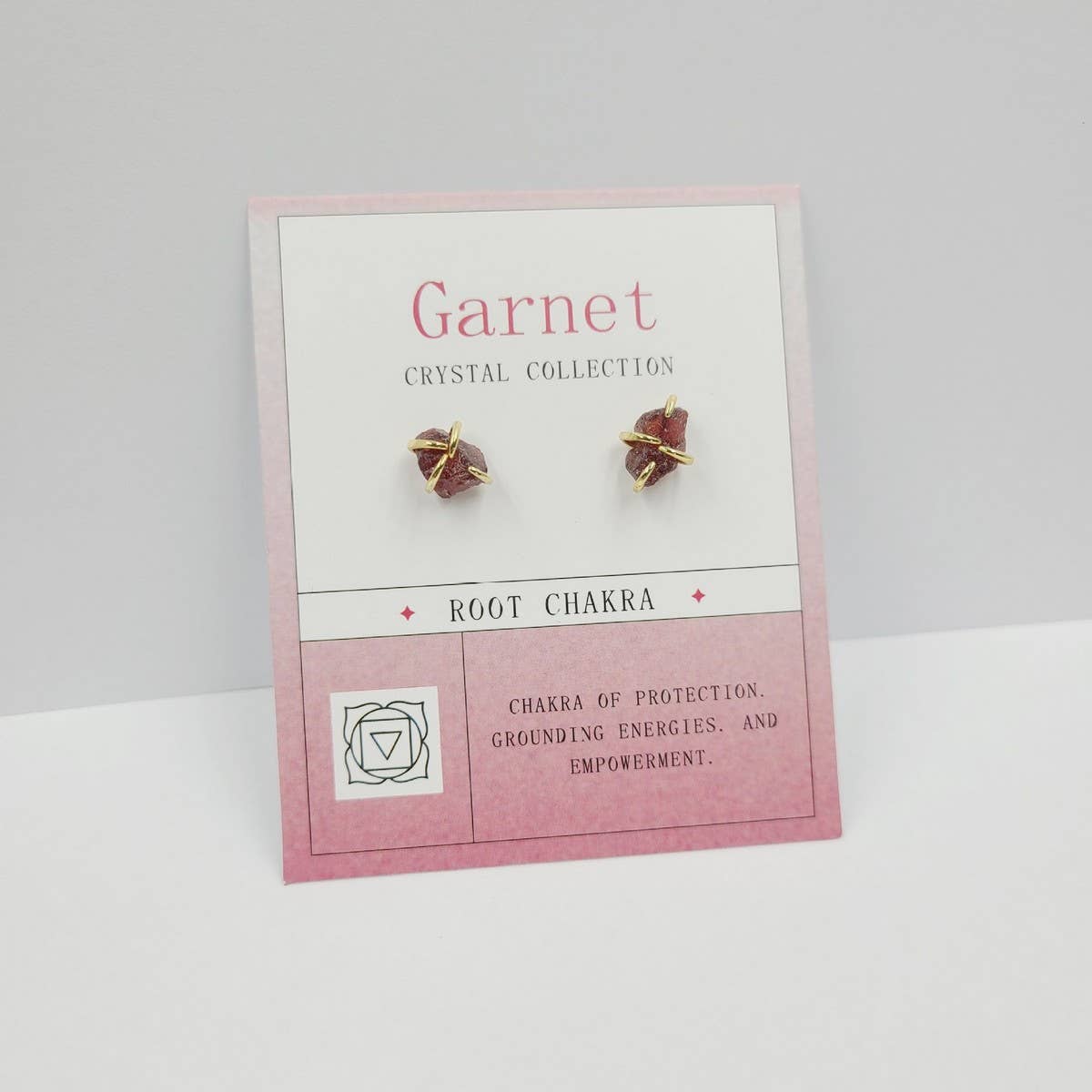 NATURAL STONE FOUR CLAW EARRINGS_CWAJE1070