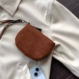 Suede Frosted Mini Bag Shoulder Crossbody Bag_Cwab4105