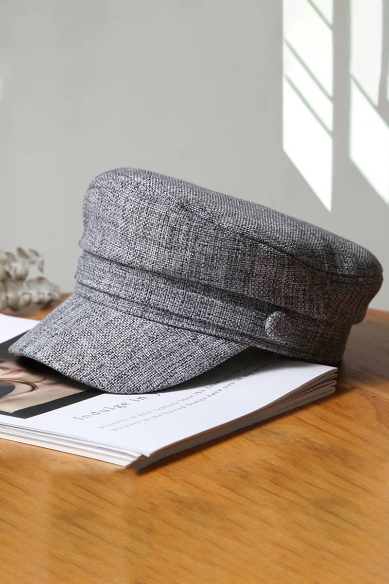 SOLID BAKER BOY HAT_CWAH0488