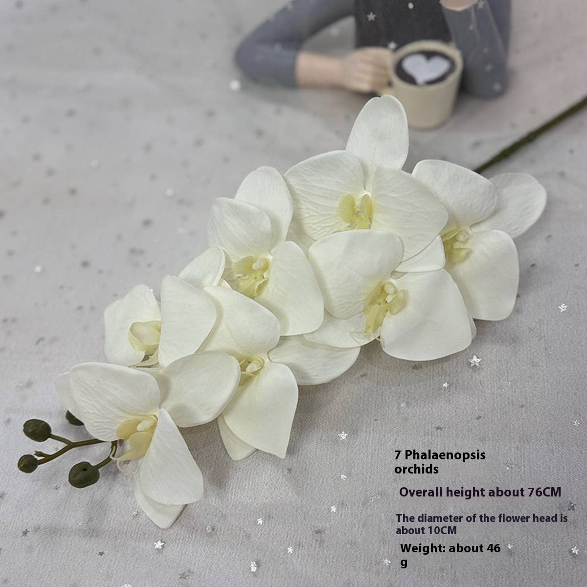 MOISTURE 7 HEAD PHALAENOPSIS ORCHID WEDDING DECOR_CWMM6481