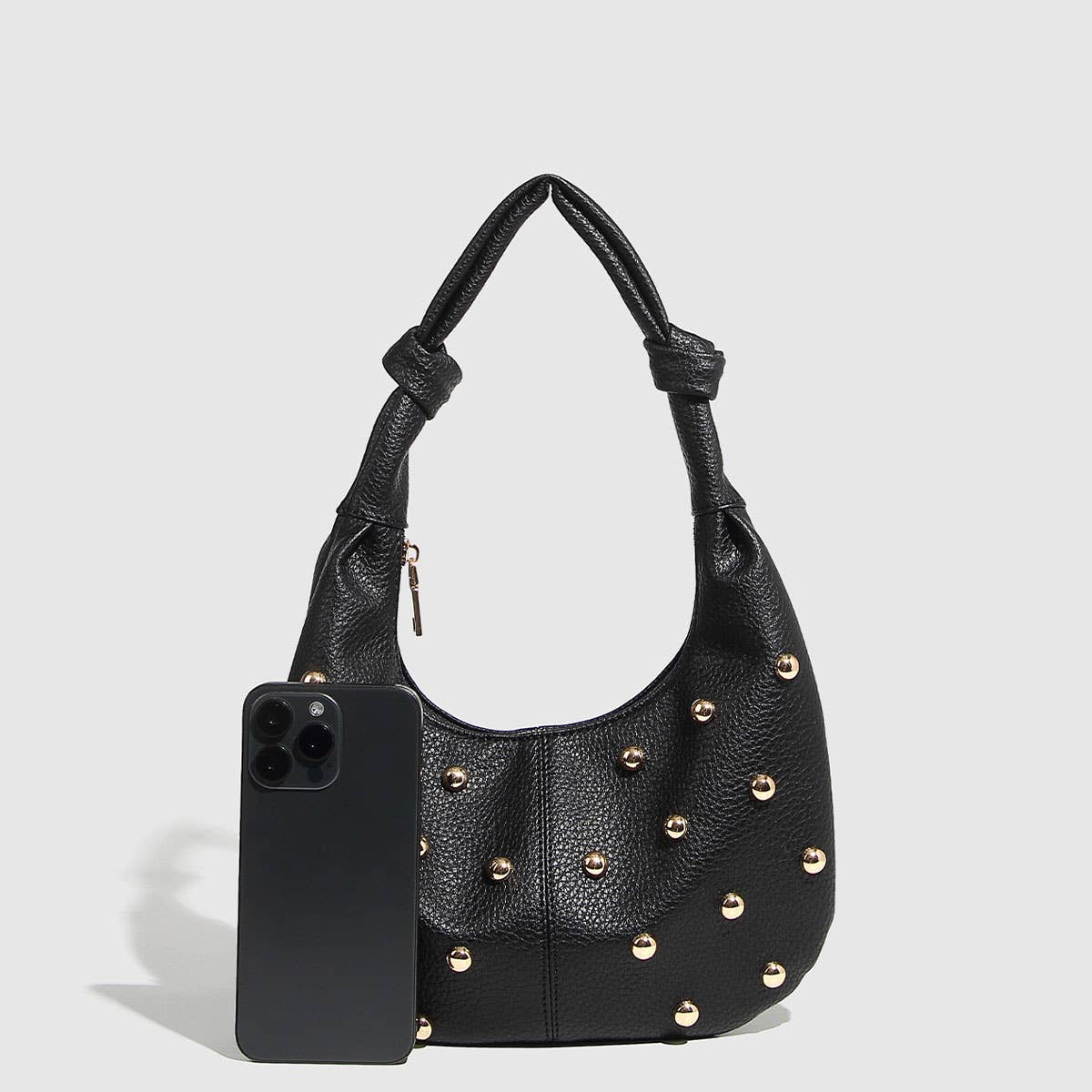 METALLIC STUDDED SHOULDER BAG FOR WOMEN_CWAB5680