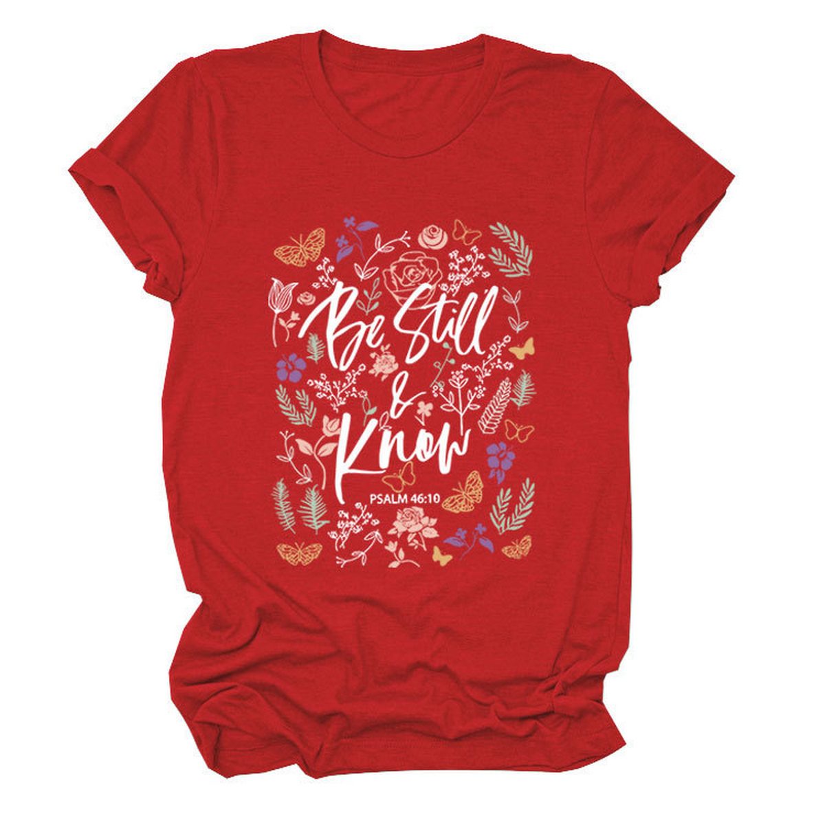Womens Faith Tee, Be Still And Know_Cwtts1480