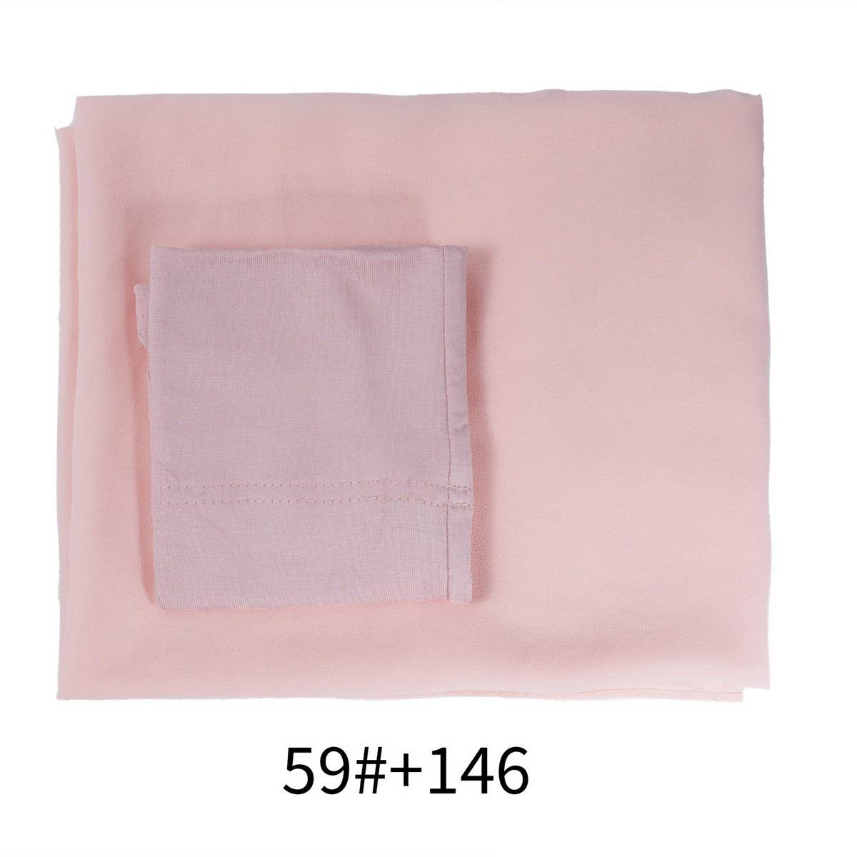 Two-Piece Chiffon Shawl And Headscarf_Cwasc2424