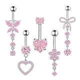 Zirconvel Ring Steel & Copper Belly Piercing_Cwmm9175