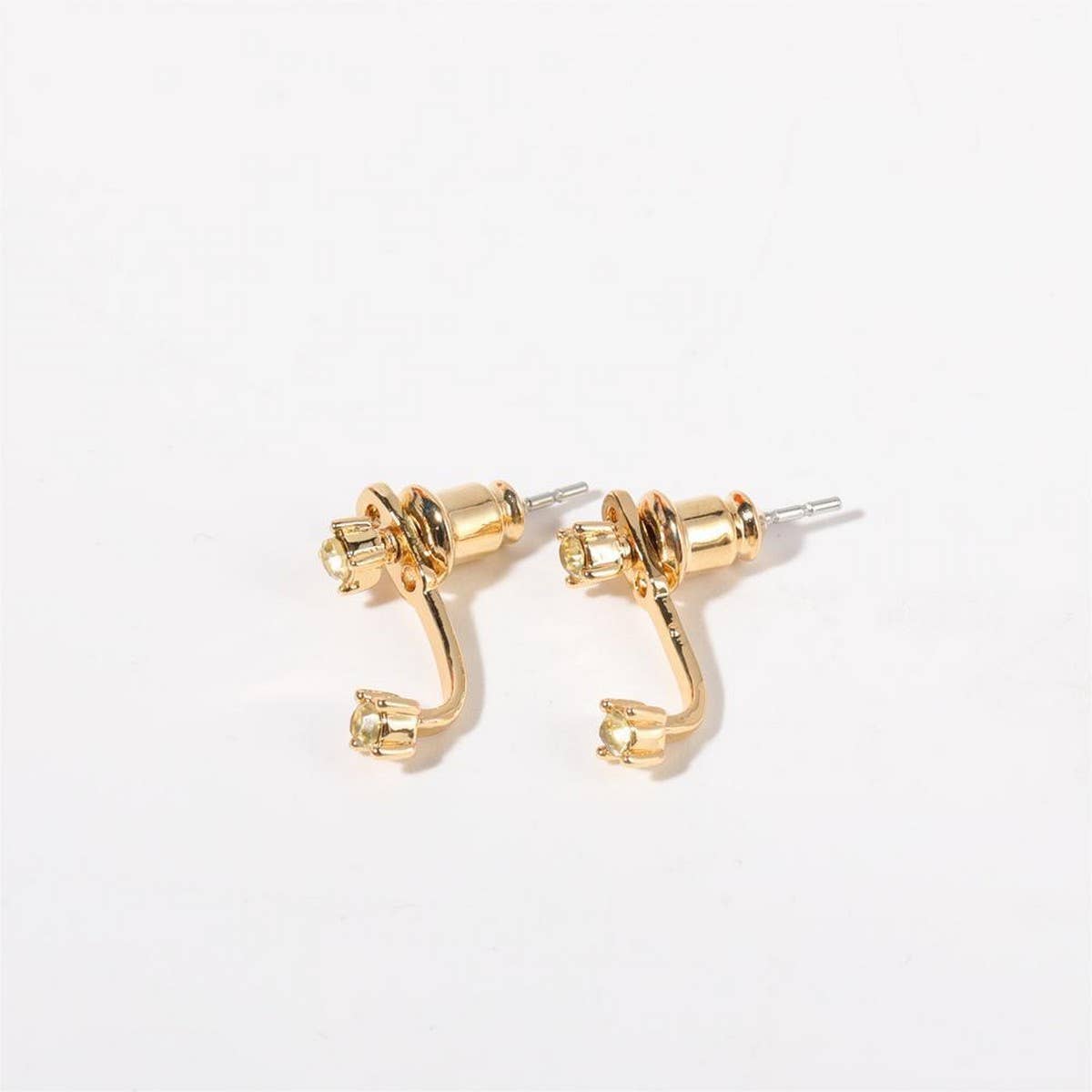 SIMPLE COLORFUL BIRTHSTONE EARRINGS_CWMM5346