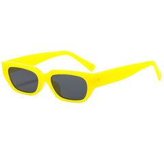 RETRO CAT EYE PC FRAME SUNGLASSES UNISEX_CWASG1161