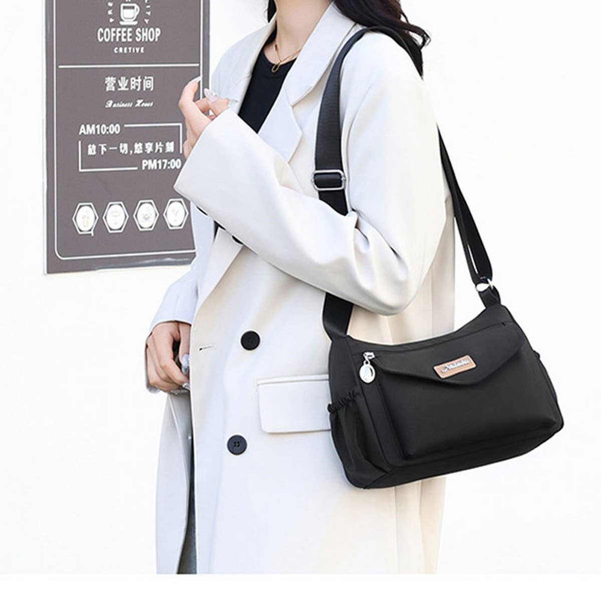 LARGE CAPACITY CASUAL NYLON SHOULDER BAG_CWASC1776