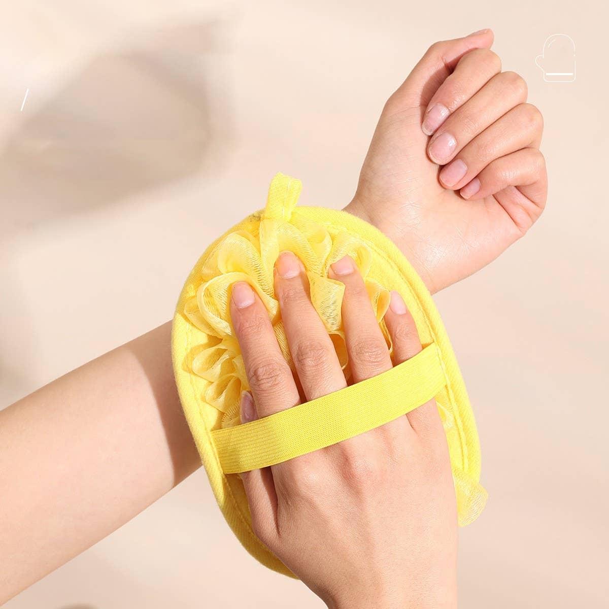 BATH POUF 2 IN 1 SOFT AND NON FRAGILE BATH BALL_CWMM3329