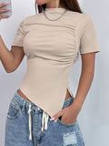 Womens Elegant Sweet & Spicy Fitted T-Shirt