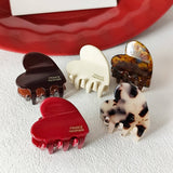 French Multicolor Acetate Heart Hair Clip_Cwaha07241