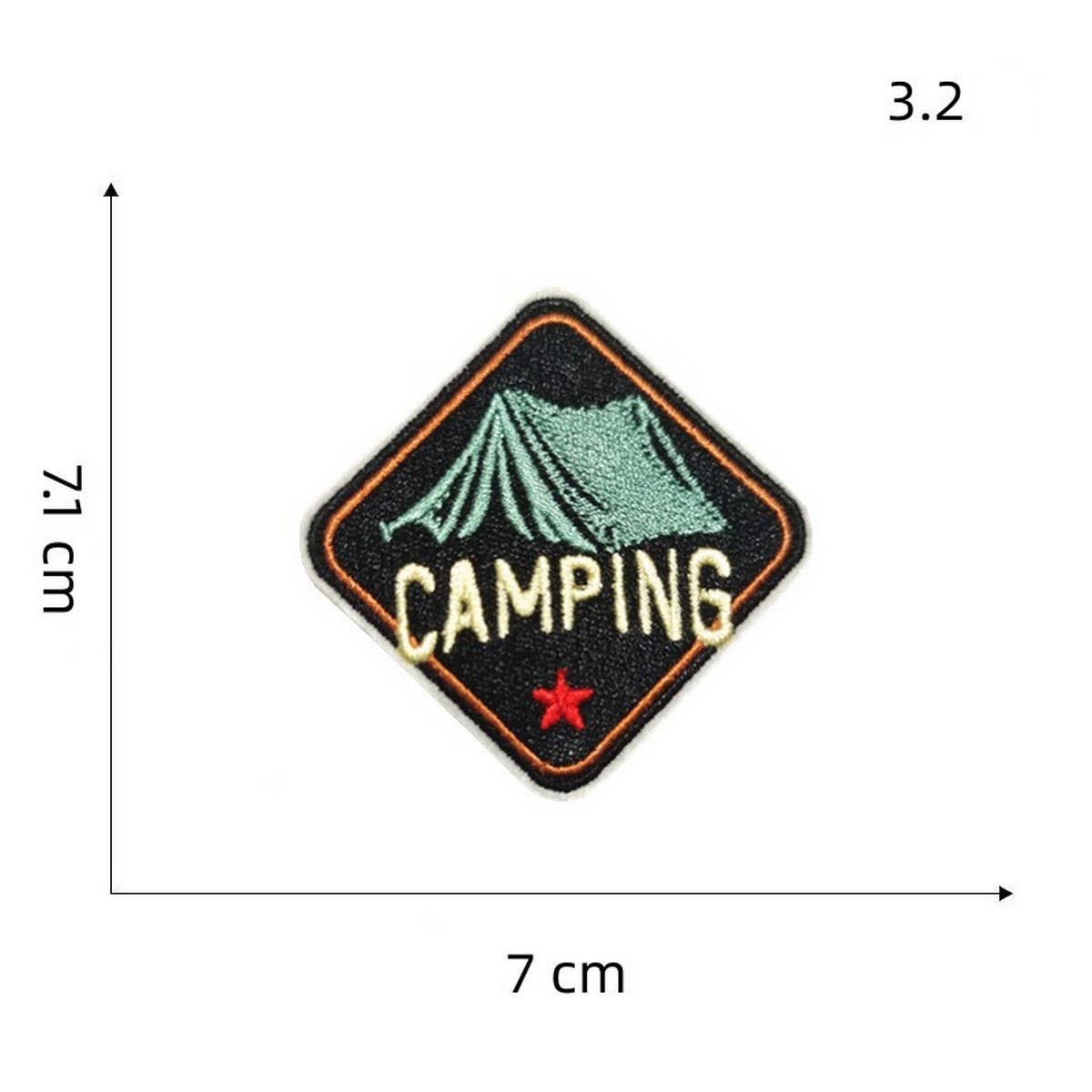 NEW OUTDOOR COLORFUL BEAR EMBROIDERED PATCH_CWMM4024