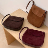 RETRO NICHE DEERSKIN BAG SHOULDER MESSENGER BAG_CWAB4112