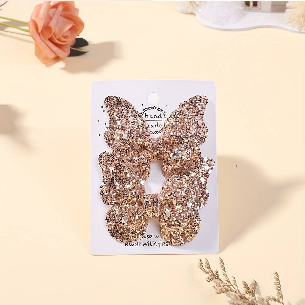 3D GRADIENT GLITTER BOW BABY HAIR CLIP_CWAHA6755