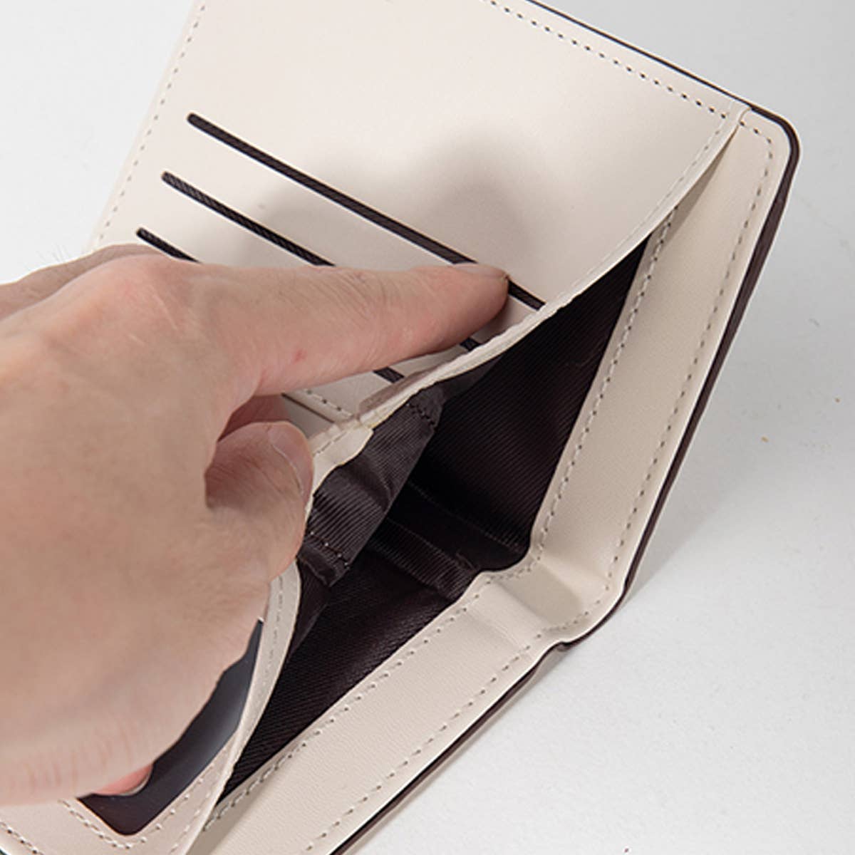 Fresh Floral Colorblock Mini Wallet With Zipper_Cwab06212