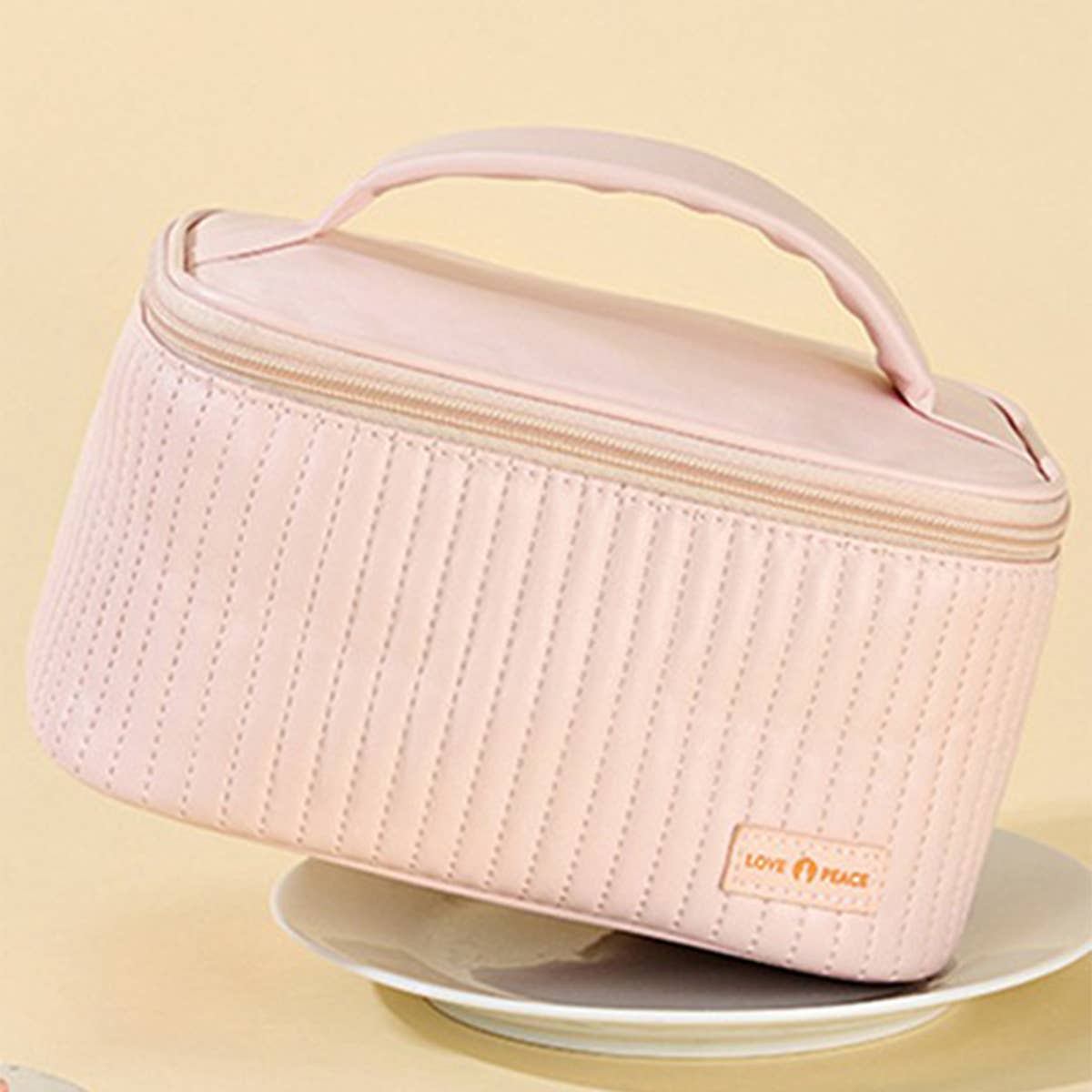 SOLID COLOR SQUARE MAKEUP BAG_CWAB0552