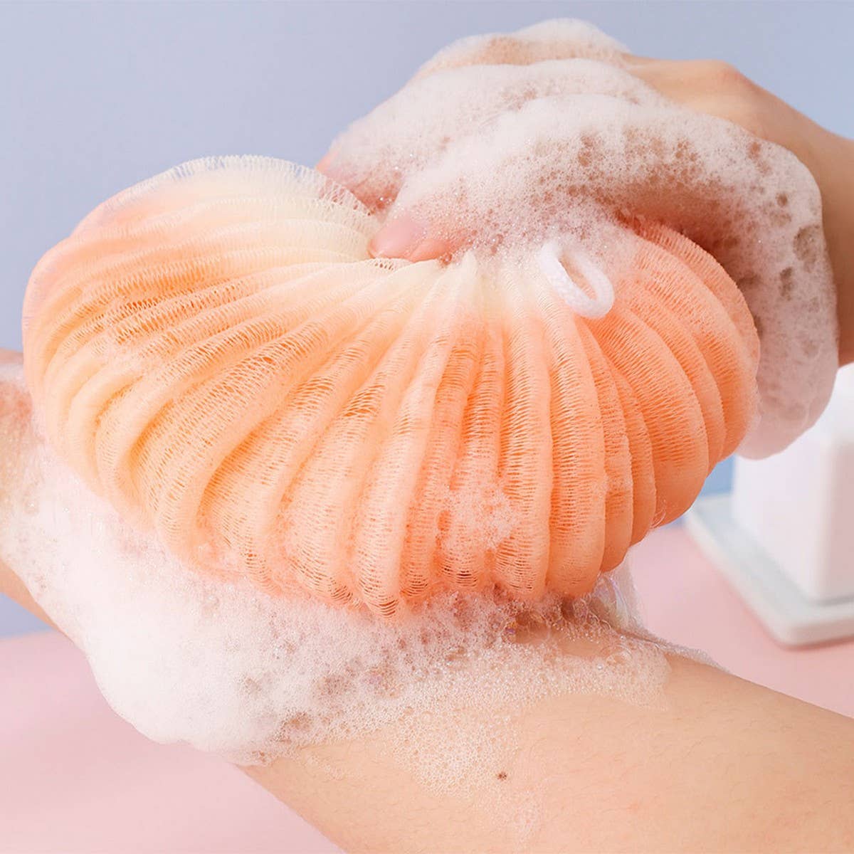 BATH POUF 60G LARGE CONCH BATH POUF_CWMM3360