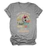 STYLISH WOMENS TEE DONT MESS WITH PRINT_CWTTS1524