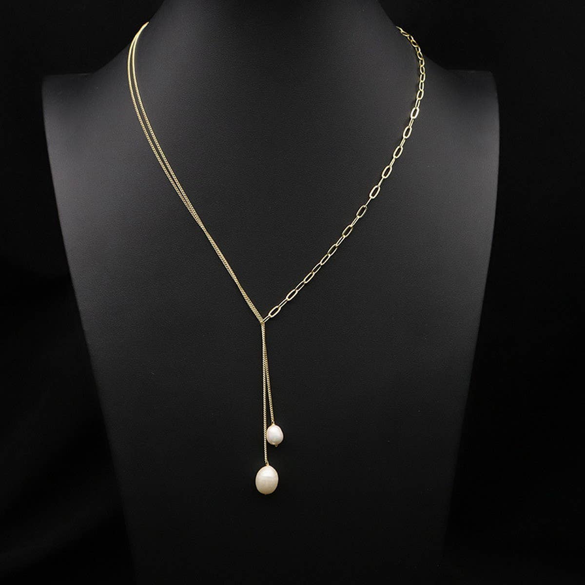 PERSONALIZED HIGH END LONG PEARL NECKLACE_CWAJE3903