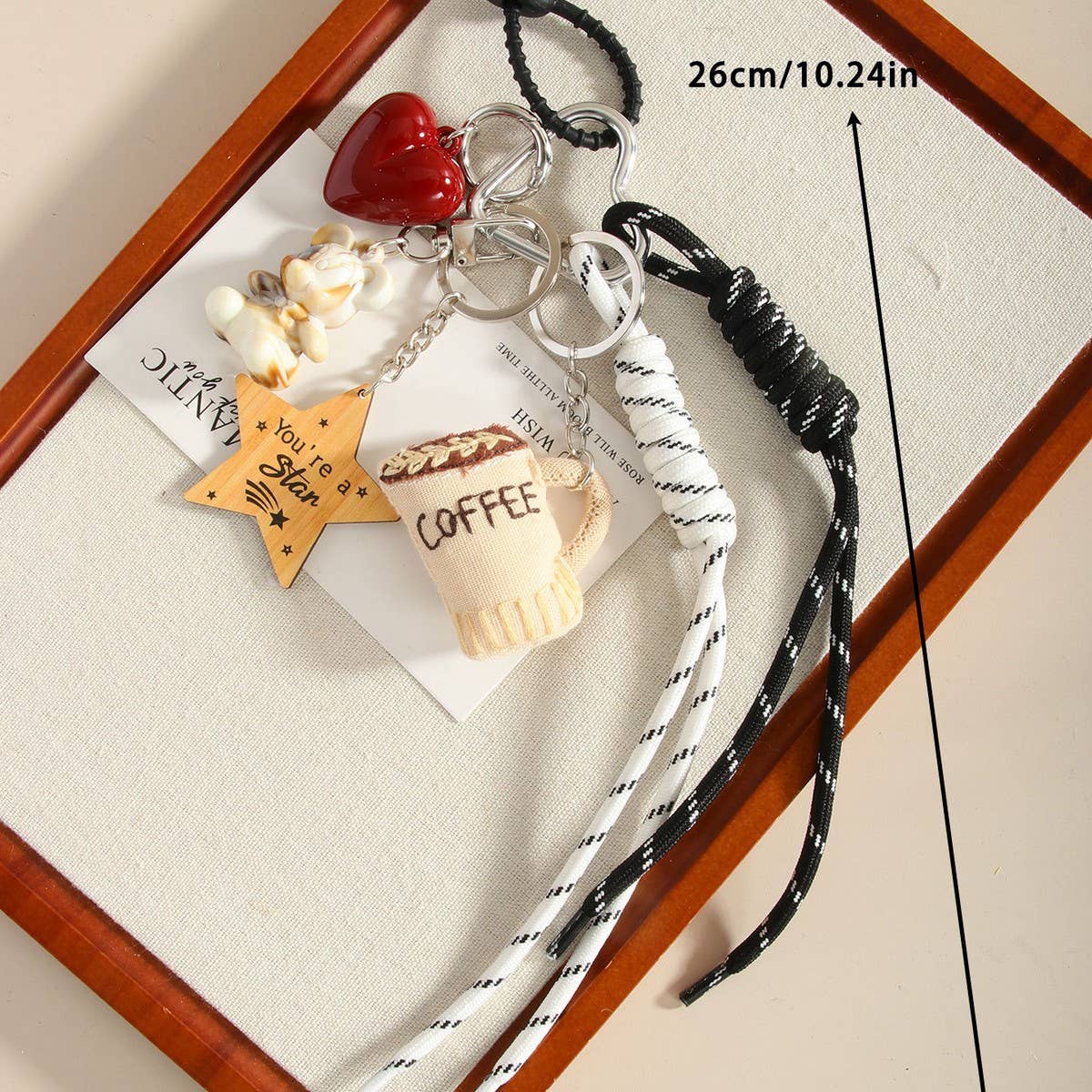 CUTE BEAR CAMERA COFFEE CHARM BAG PENDANT_CWMM7561